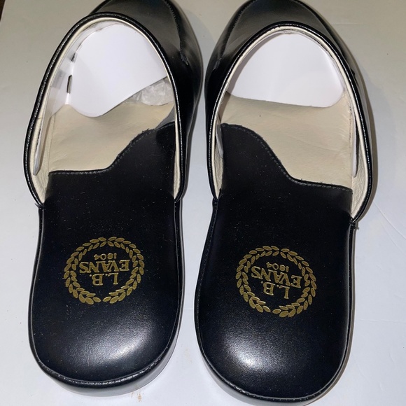 Men's Slippers L.B. Evans Leathet Black 9.5 M - Picture 2 of 7